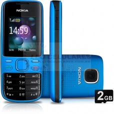 CELULAR NOKIA 2690 PRETO COM AZUL CÂMERA RÁDIO FM BLUETOOTH E FONE DE OUVIDO